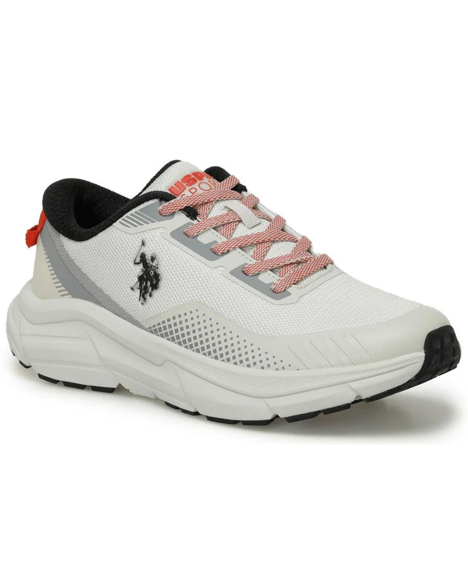 U.s. Polo Assn. Gerrard 4Pr Erkek Kırık Beyaz Koşu&Antrenman Ayakkabı