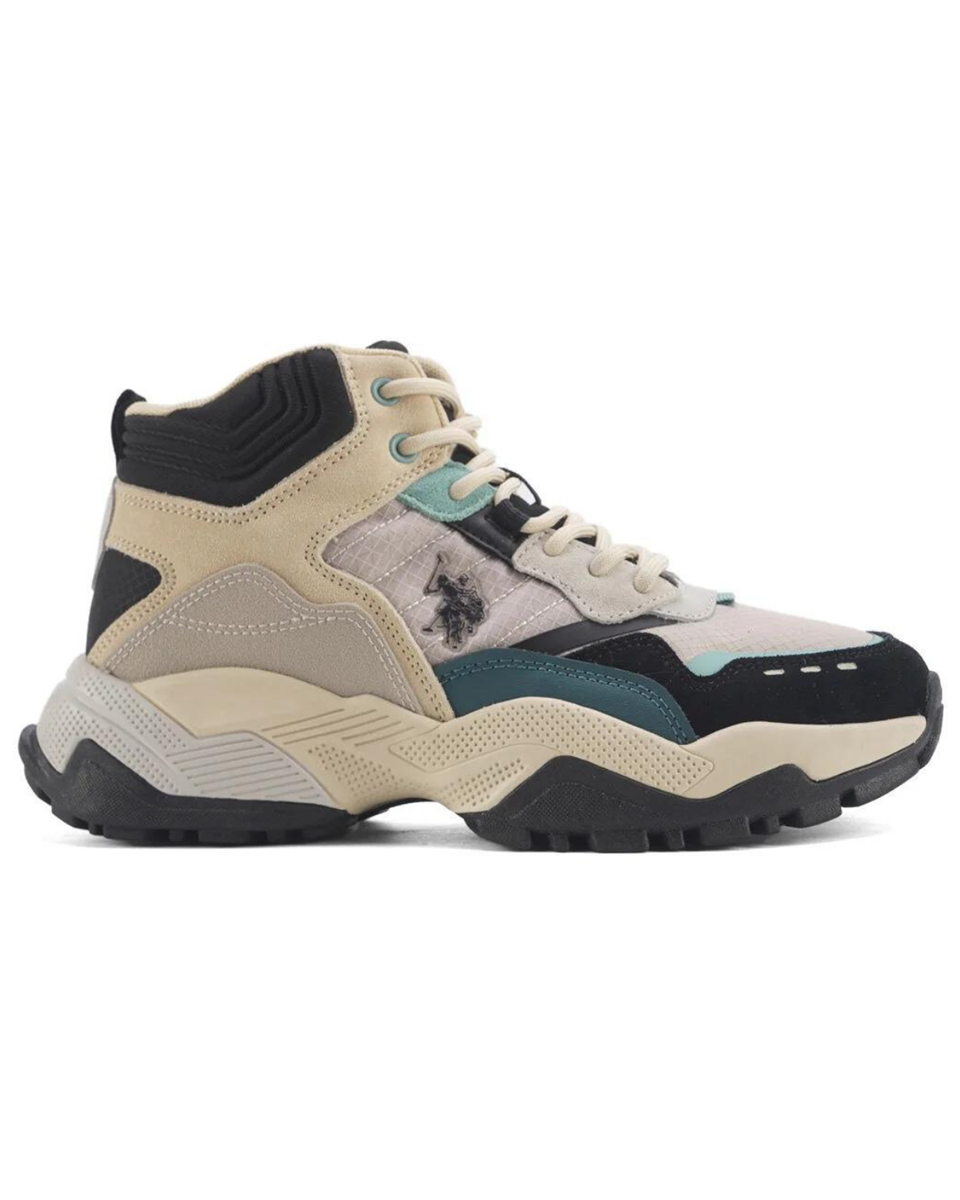 U.s. Polo Assn. Yota Hi 4Pr Erkek Bej-Siyah Bot