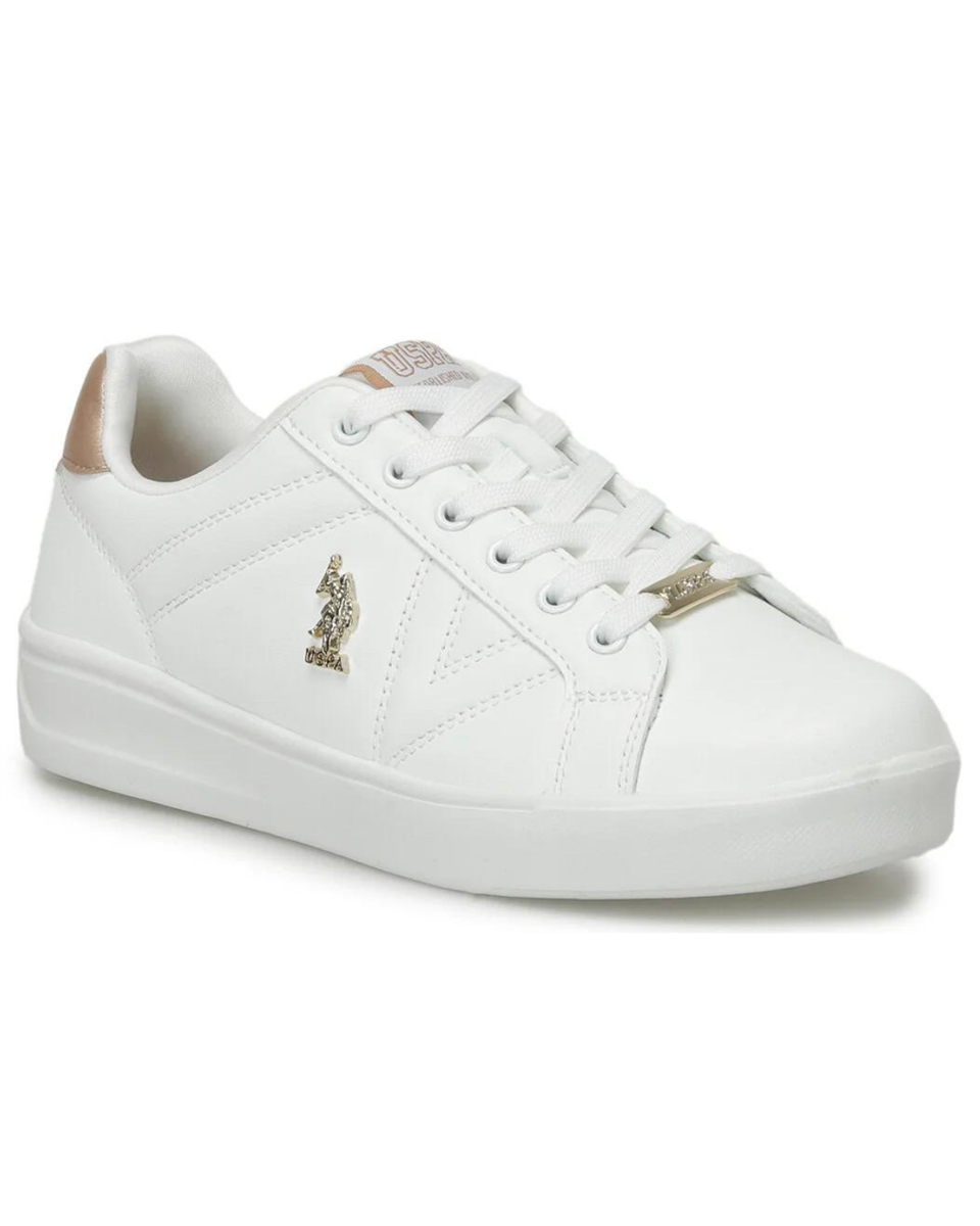 U.s. Polo Assn. Exxy 4Fx Kadın Beyaz Sneaker Ayakkabı