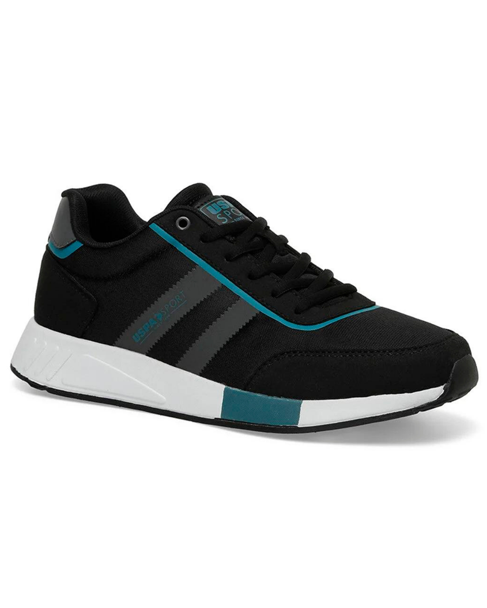 U.s. Polo Assn. Drago 4Fx Erkek Siyah-Mavi Koşu&Antrenman Ayakkabı