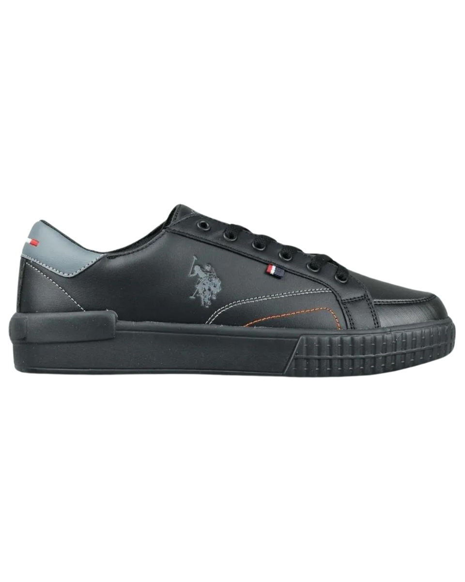 U.s. Polo Assn. Mayk 4Pr Erkek Siyah Sneaker Ayakkabı