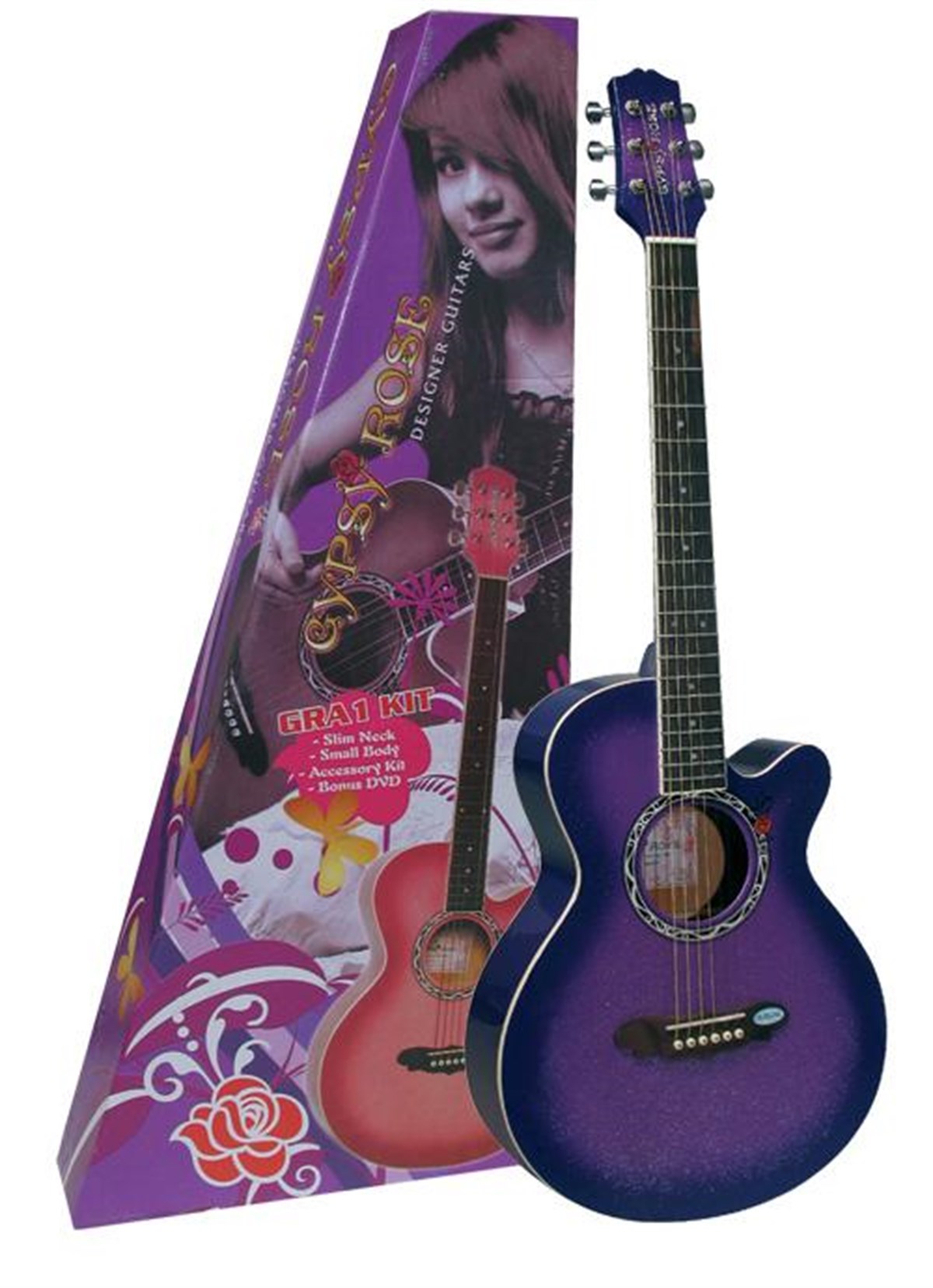 VALENCİA GRA1KCPP GYPSY ROSE AKUSTİK GİTAR SET