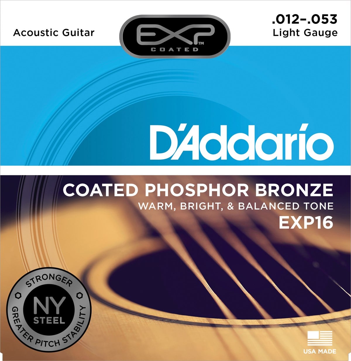 AKUSTİK GİTAR TEL SETİ, 12-53, COATED PHOSPHOR BRO