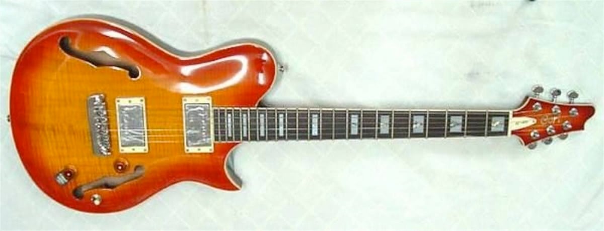 ELEKTRO GİTAR FLAMED MAPLE TOP, CHERRY RED SUNBURS