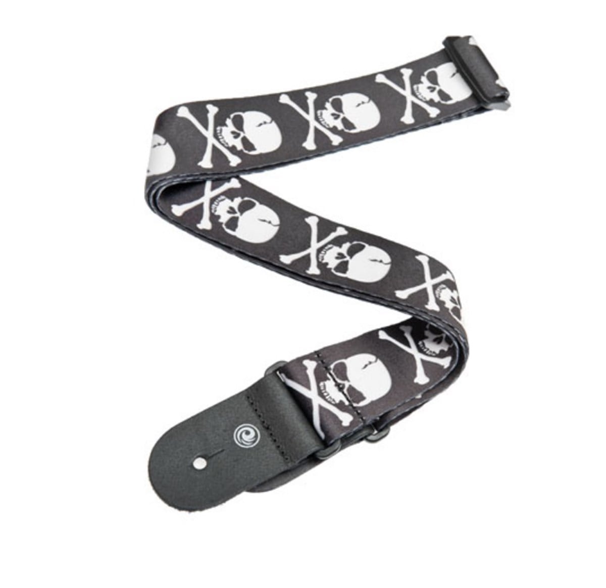 GİTAR ASKISI  50MM CROSS BONE SKULL  CA