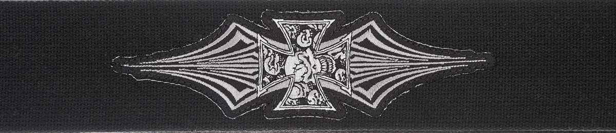 GİTAR ASKISI 64MM DOKUMA IRON CROSS  Çİ
