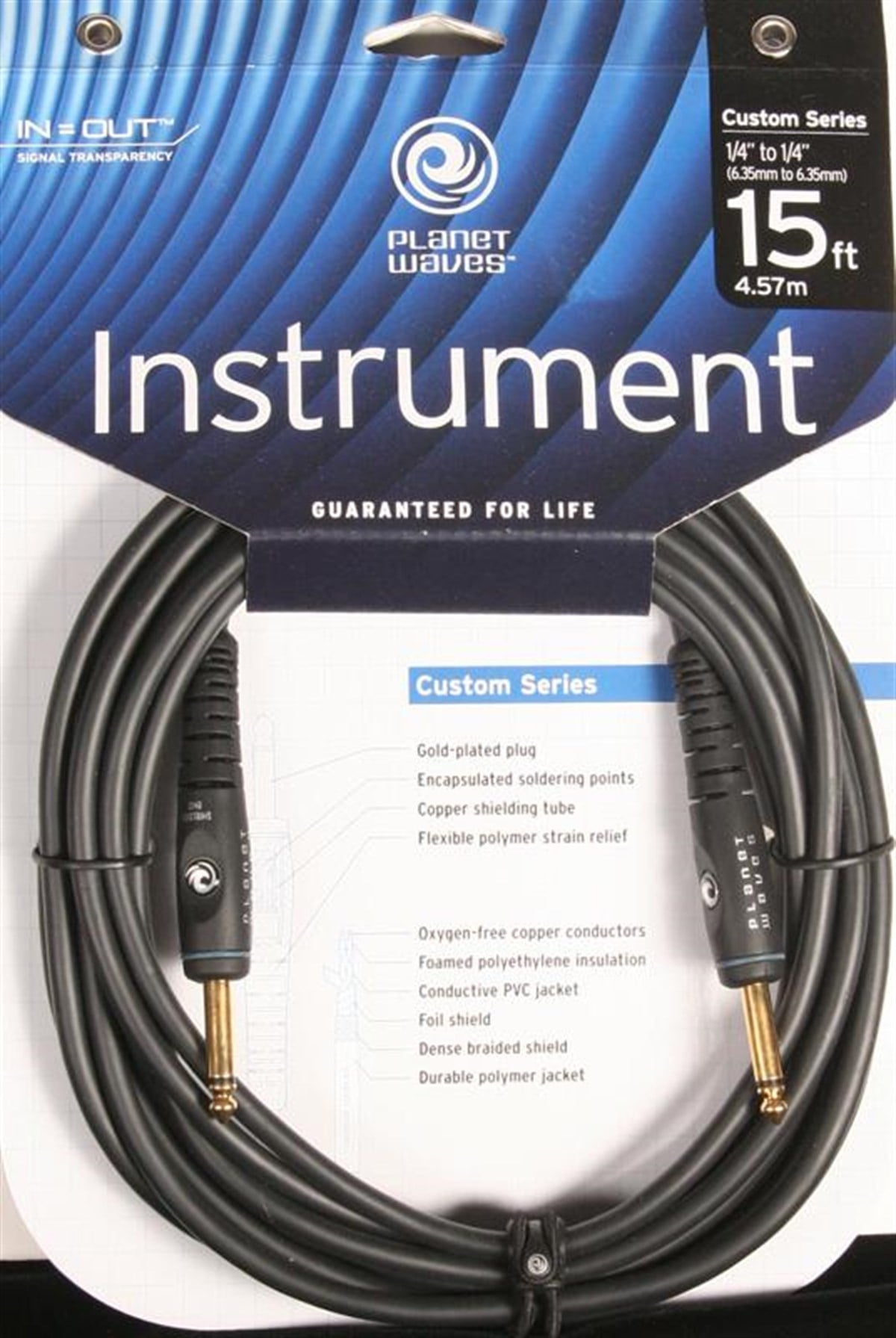 GİTAR KABLO GİTAR CABLE 15 İNCH MONO  Ç