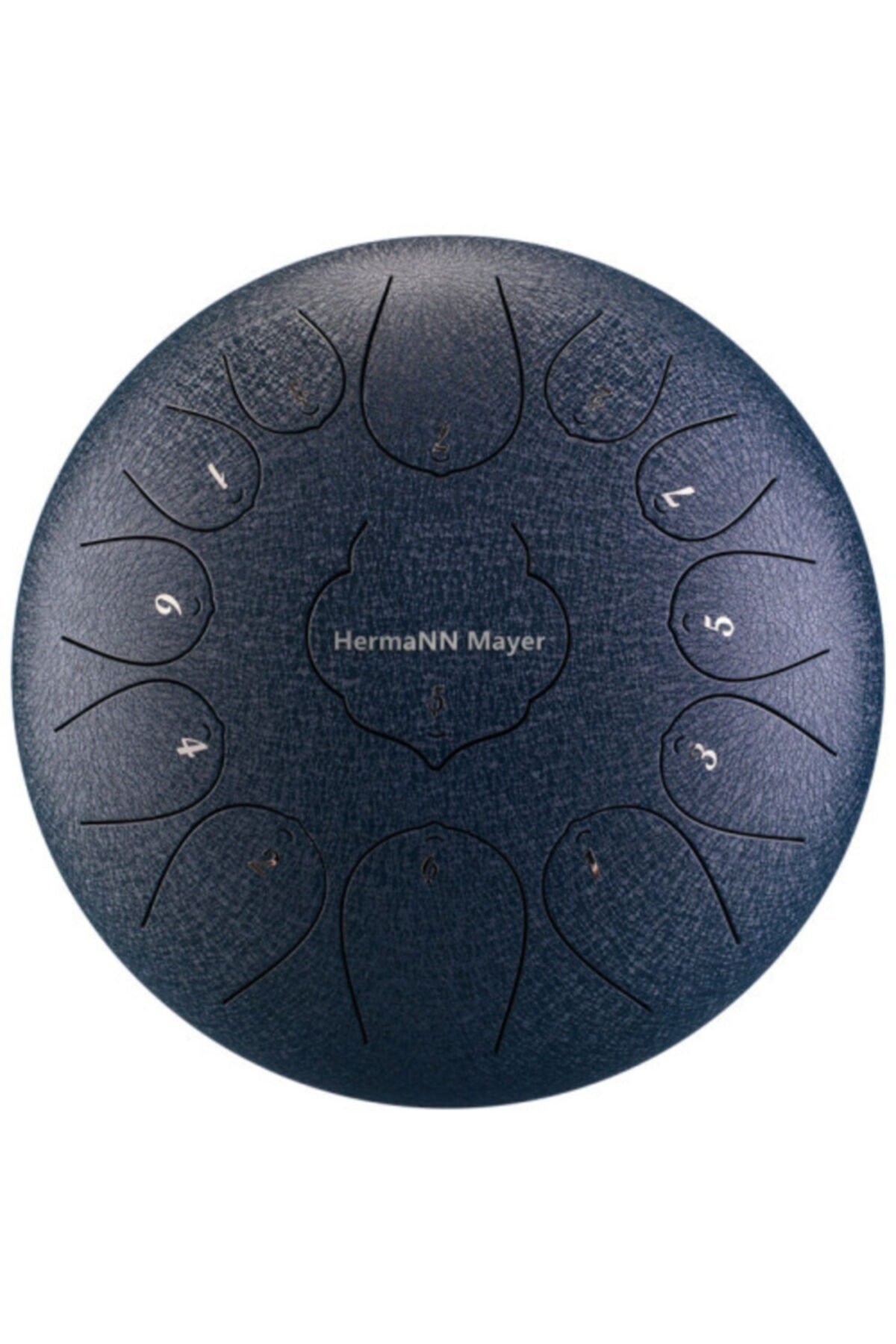 HermaNN Mayer 12 inç 13 Ses Tongue Drum  Antrasit 