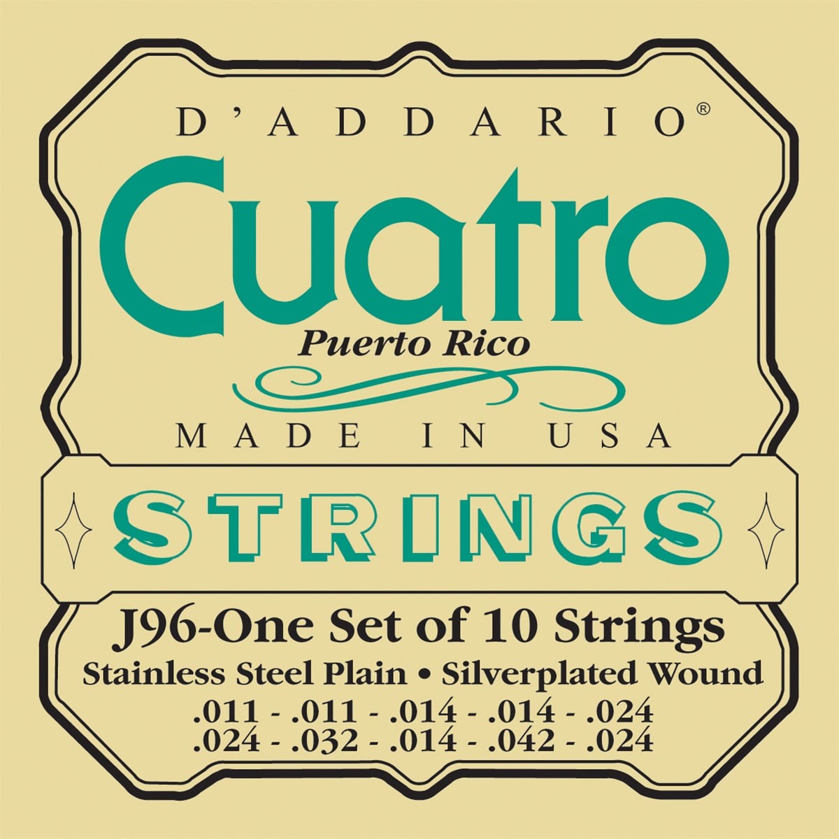 PUERTO RICO CUATROSU İSİMLİ ENSTRÜMAN İÇİN 10LU T
