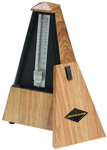 HermaNN Mayer Hm01 Nt Piramit Metronom - Natural Ahşap Desenli