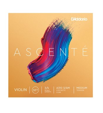 DADDARİO A310 3/4M KEMAN TEL SETİ, ASCENTE, SCALE 3/4, MEDIUM TENSION