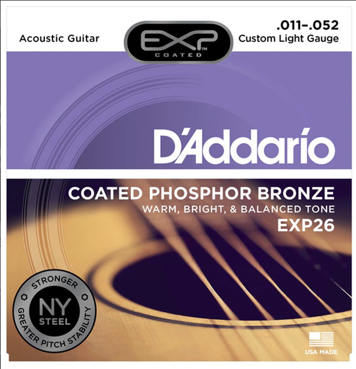 AKUSTİK GİTAR TEL SETİ, 11-52, COATED PHOSPHOR BRO