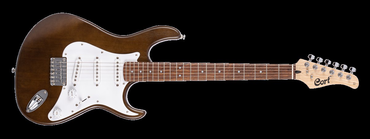 ELEKTRO GİTAR, OPEN PORE CEVİZ, (S-S-S)