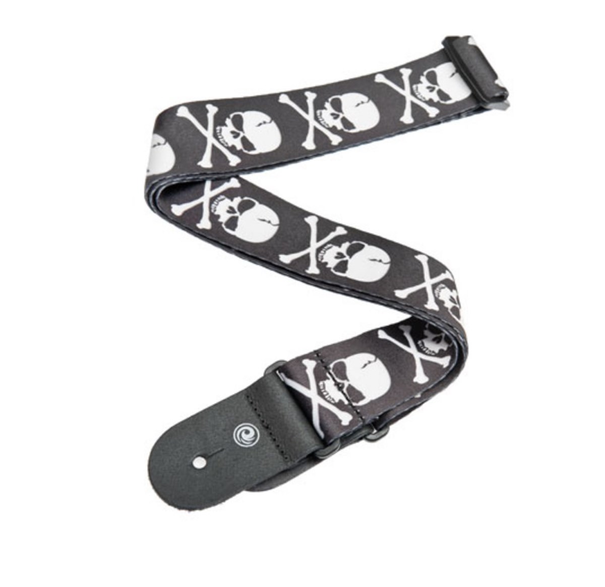 GİTAR ASKISI  50MM CROSS BONE SKULL  CA