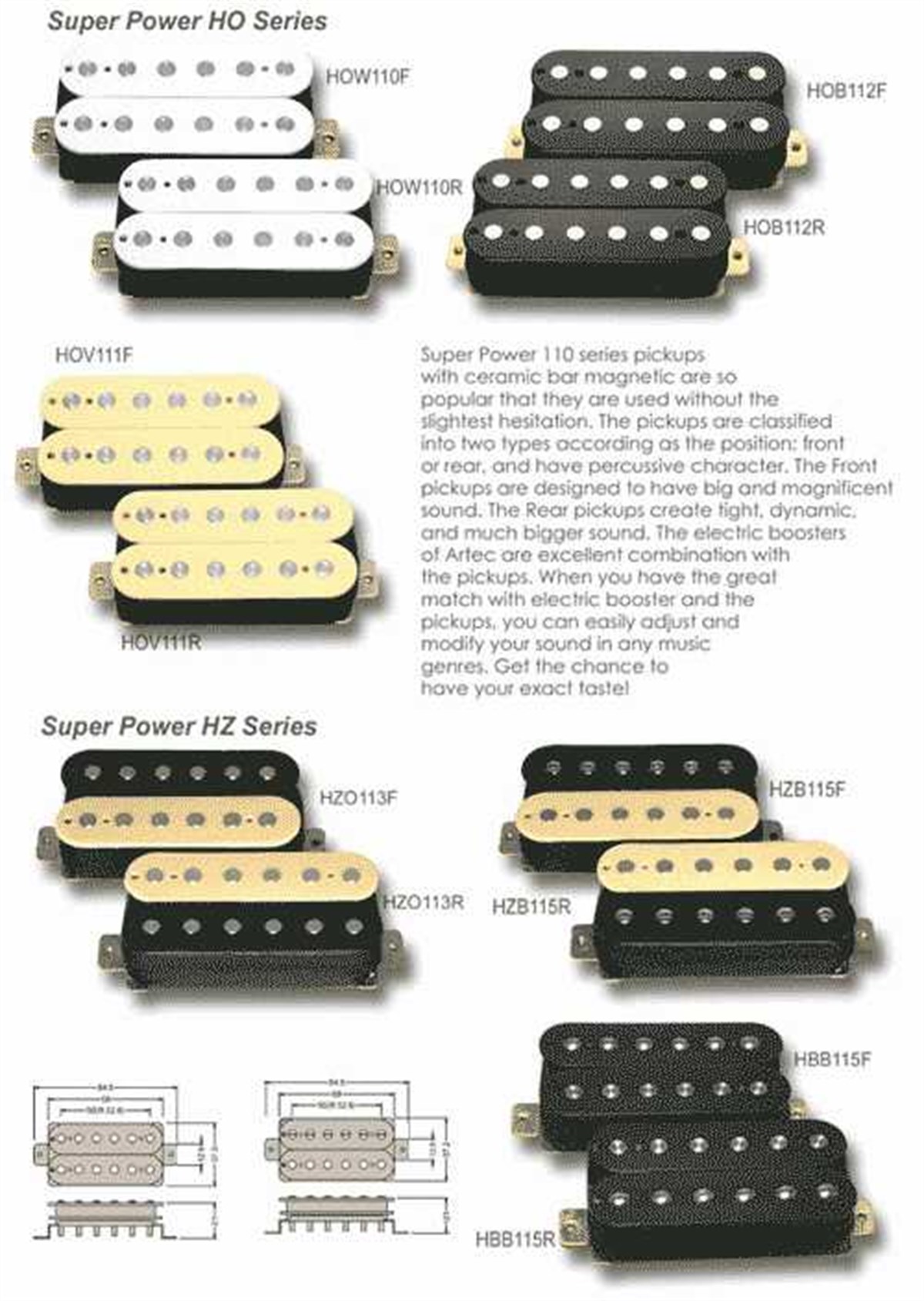 MANYETİK HUMBUCKER ÖN-GİTAR İÇİN