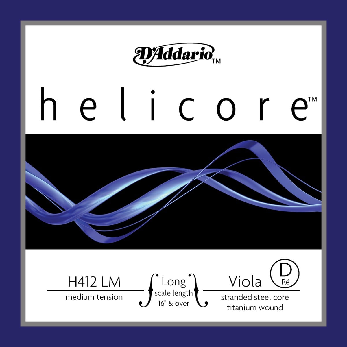 VIOLA TEK TEL, HELICORE, D-RE, LONG SCALE, MEDIUM