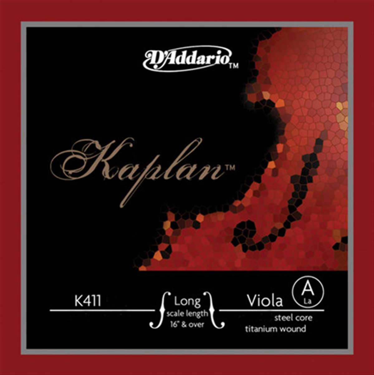 VIOLA TEK TELİ, KAPLAN, LONG SCALE 16