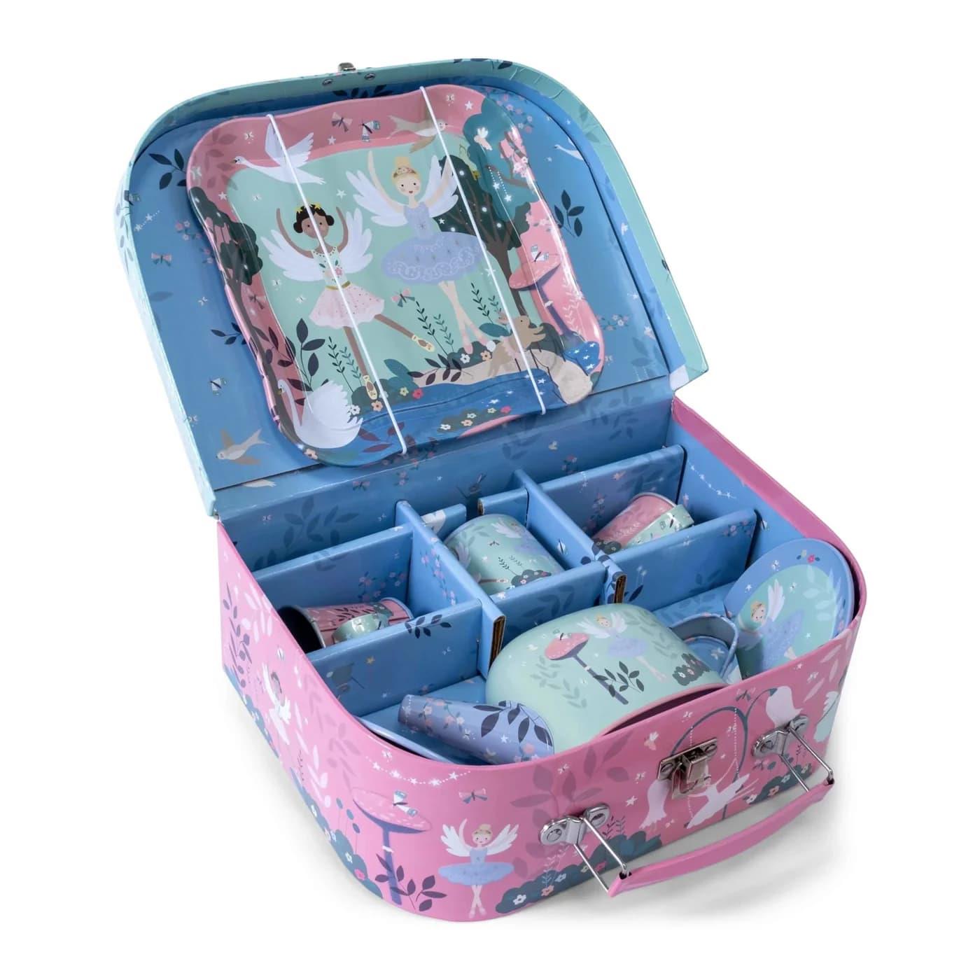 9 Parça Çay Seti - Renkli