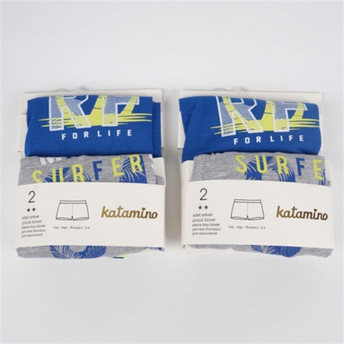 ALOHA ERKEK 2'Lİ  BOXER SET