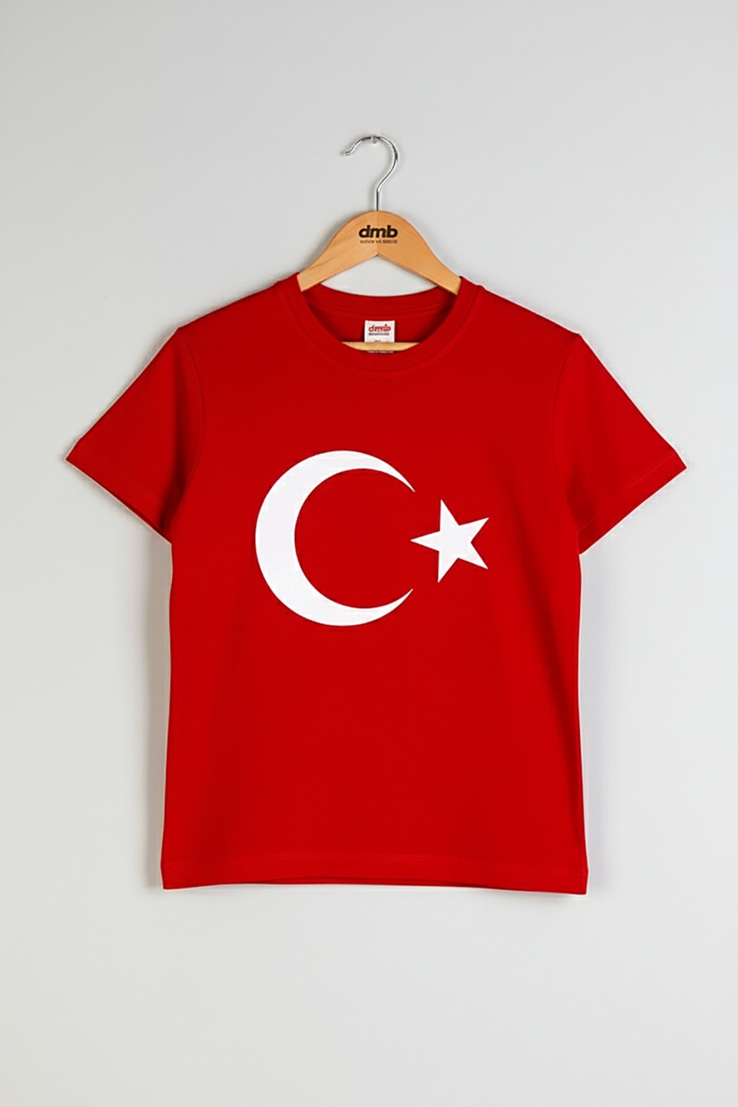 Ay Yıldızlı Tişört - Kırmızı