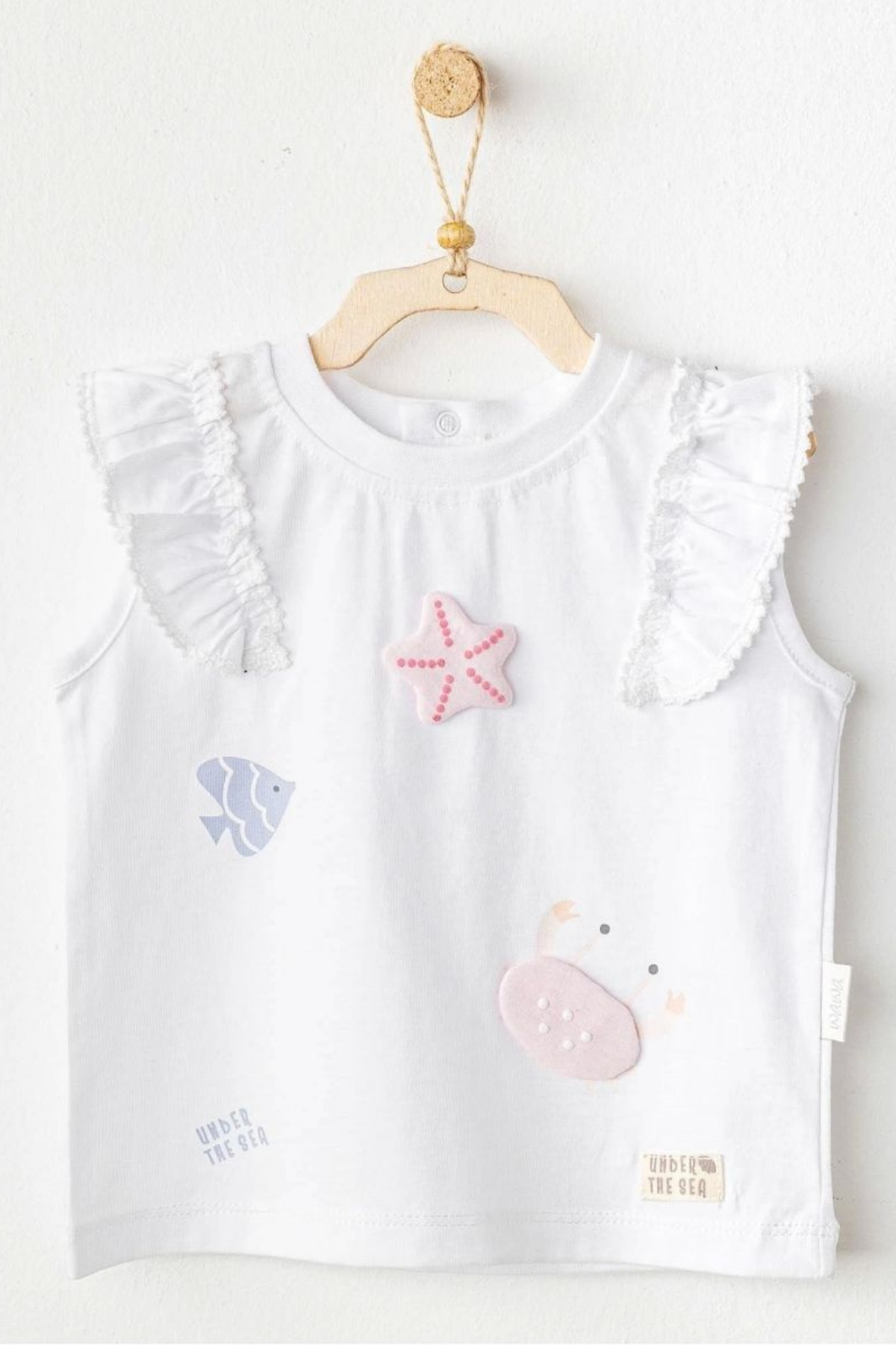 Casual Bebe Tişört - Beyaz