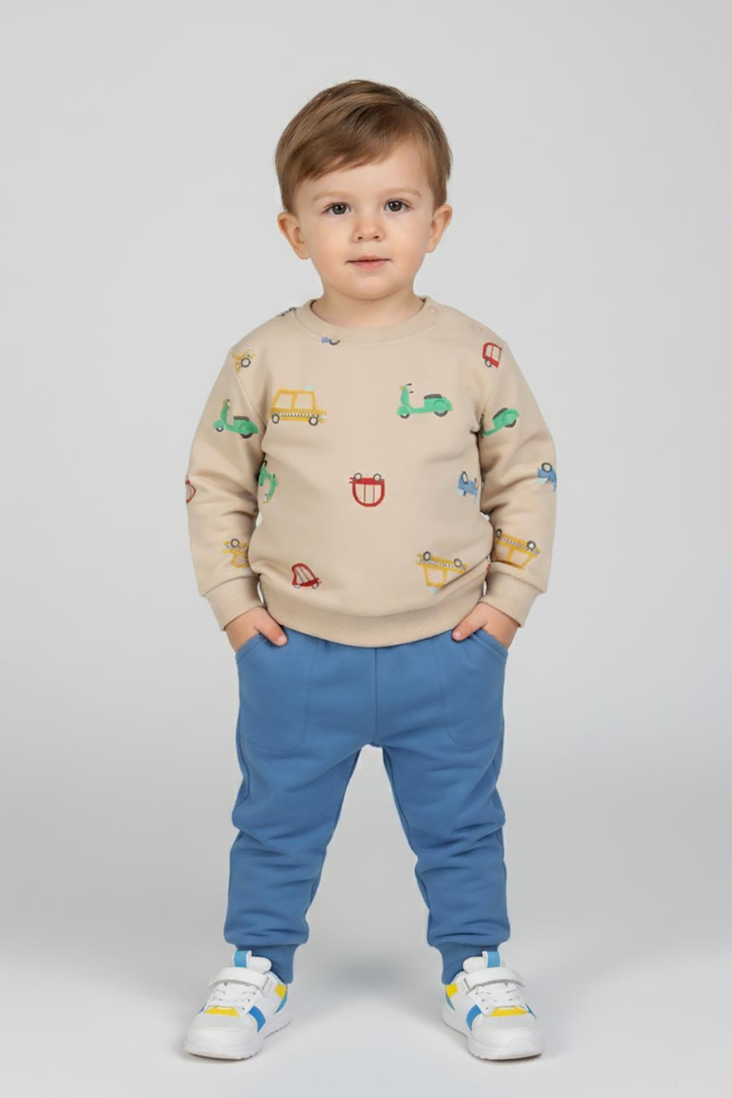 DMB Arabalı Erkek Takım - Bej