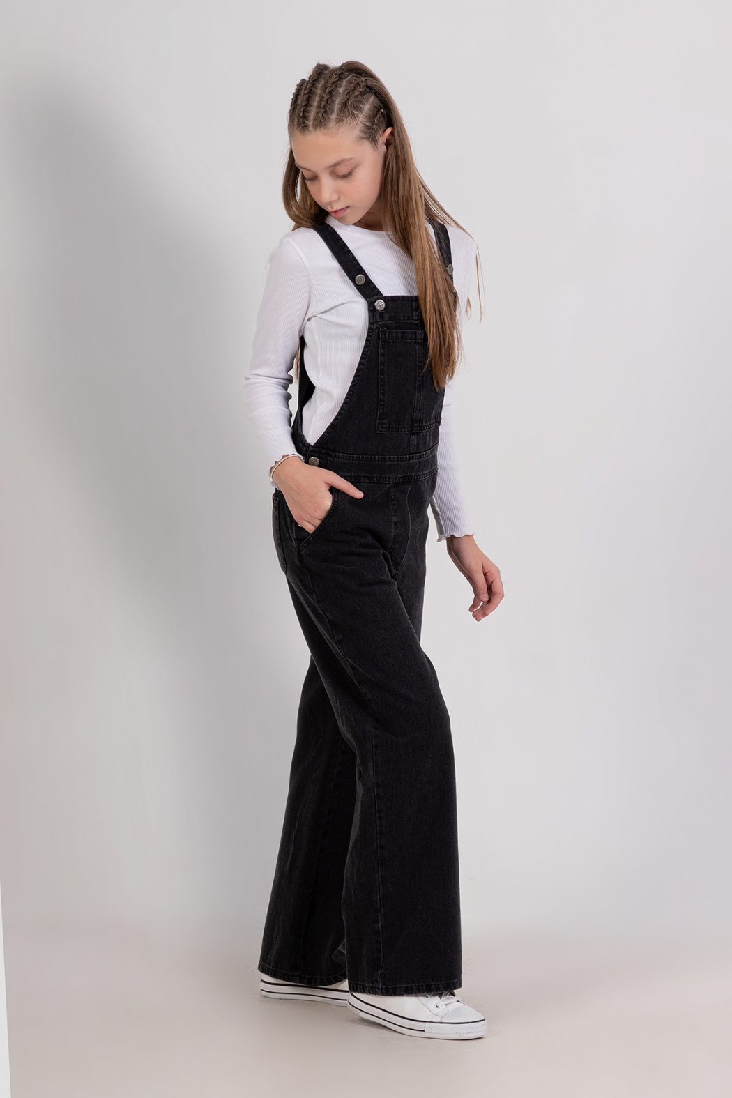 DMB Kız Kot Tulum - Antrasit