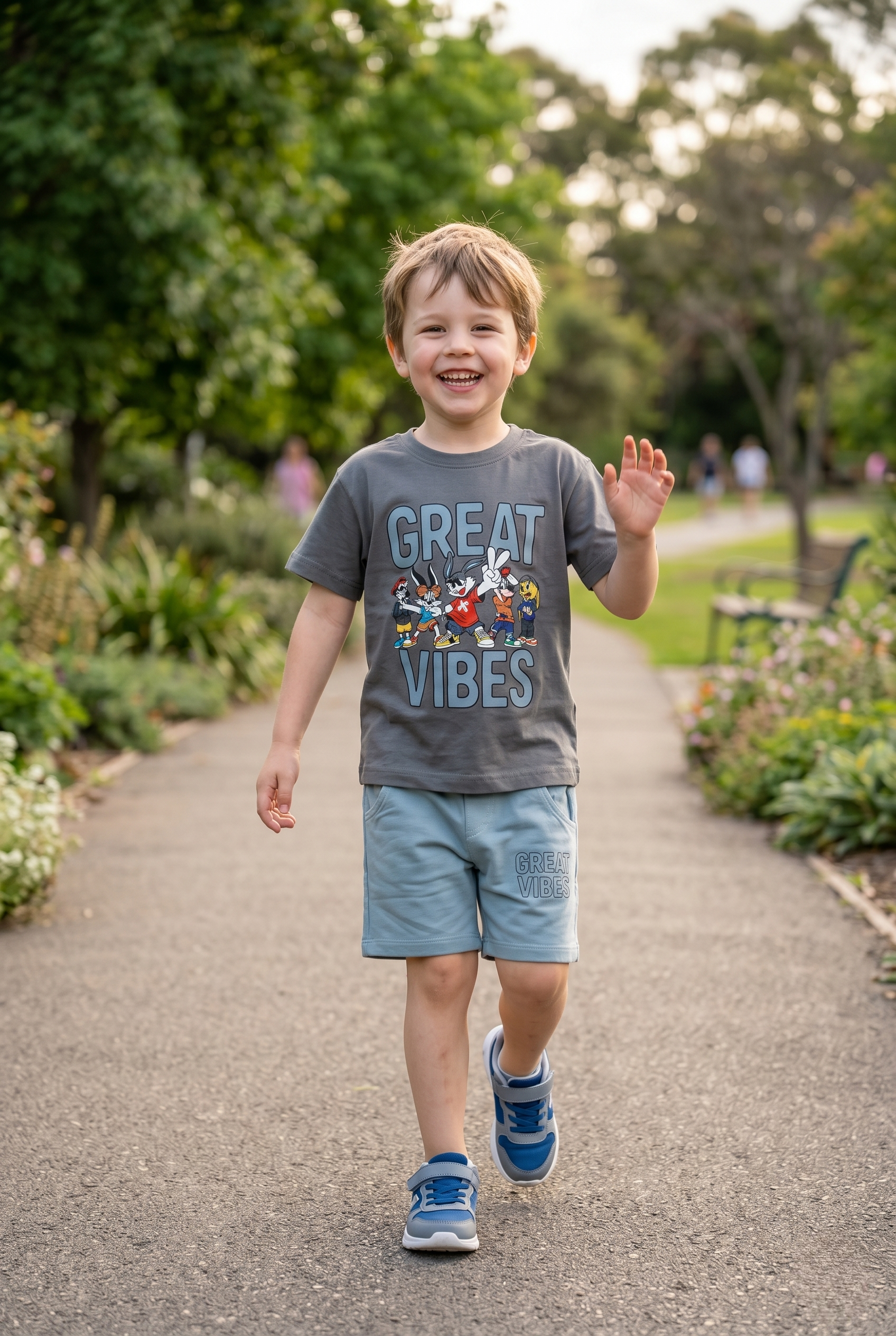 Great Erkek Şortlu Takım - Antrasit