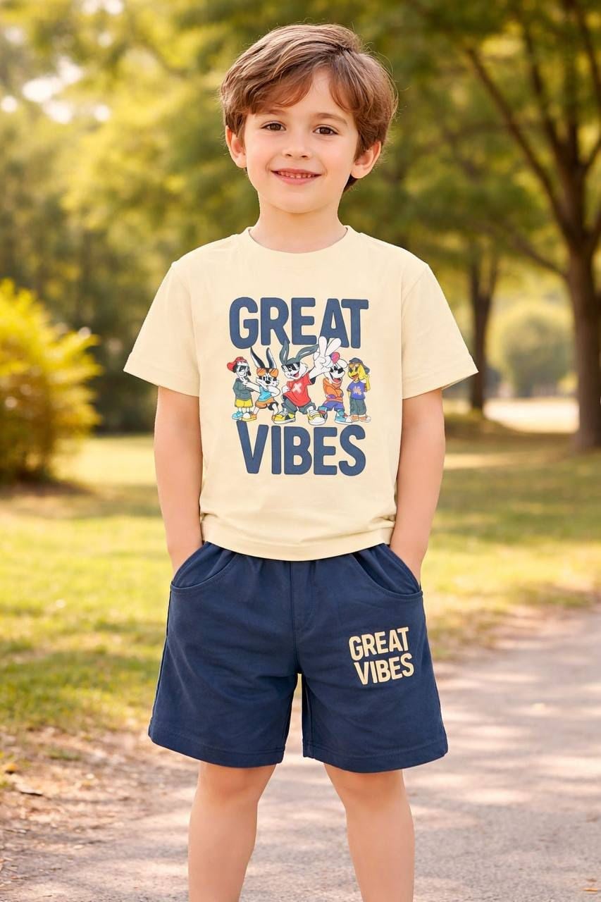 Great Erkek Şortlu Takım - Bej