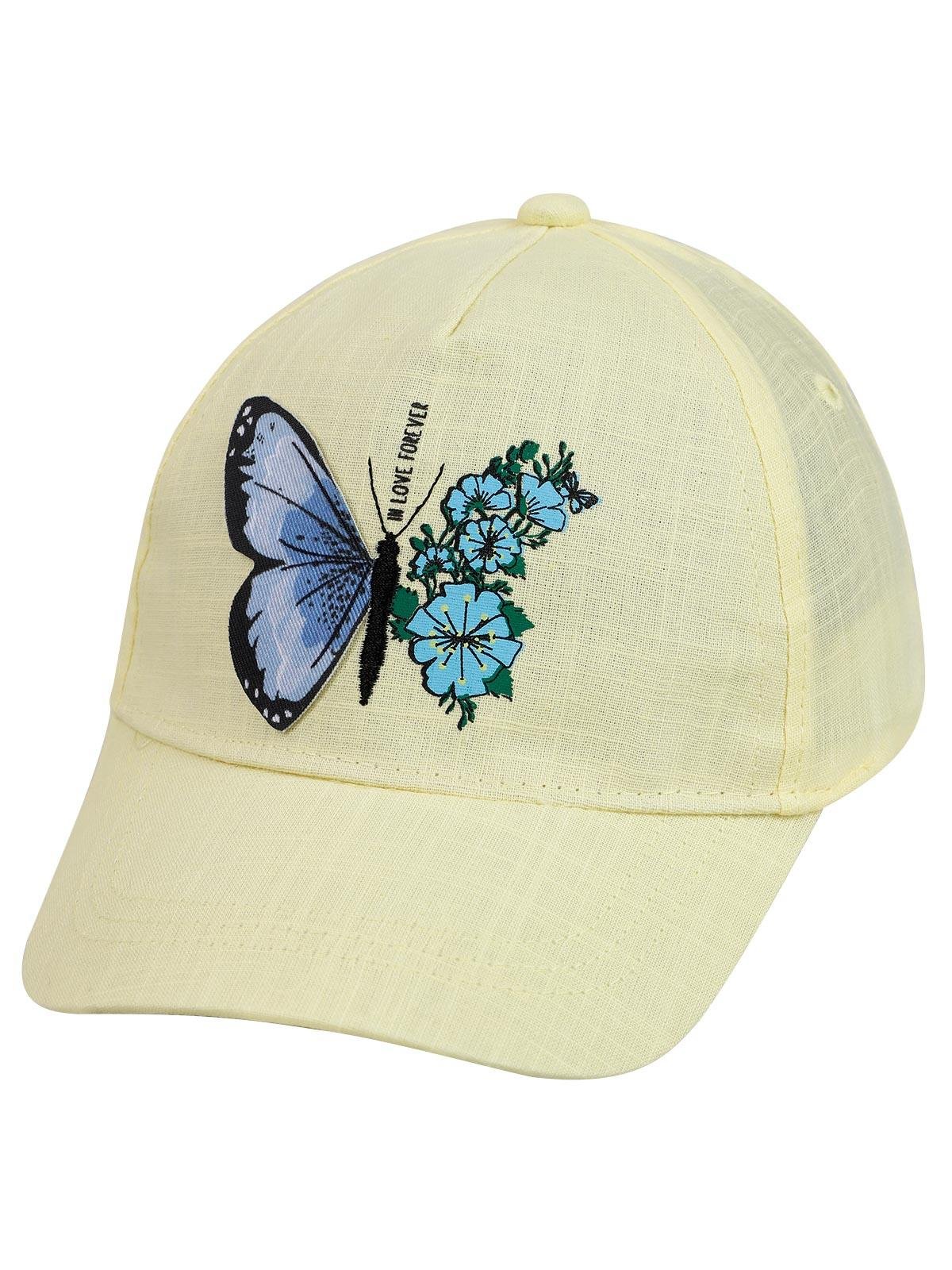 KELEBEKLİ KIZ ŞAPKA