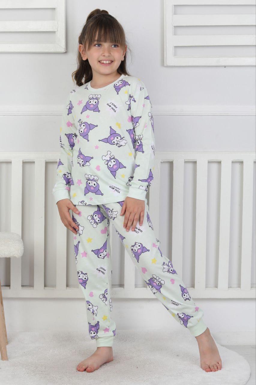 Kuromi Kız Pijama Takımı - Yeşil Mint