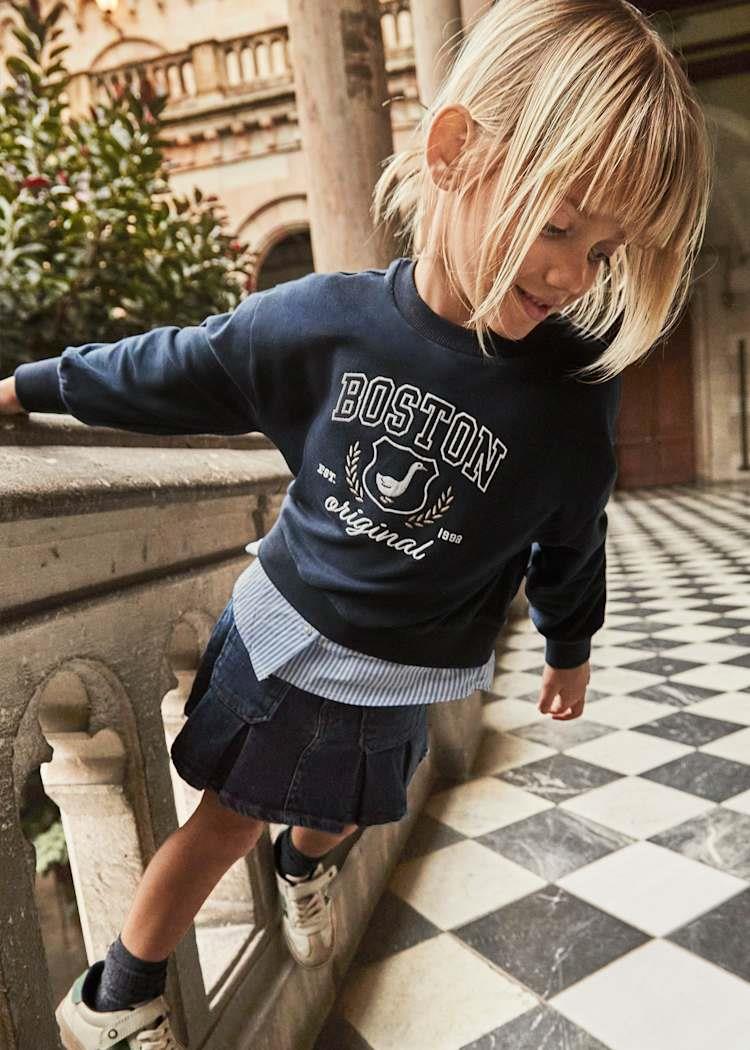 MAYORAL Piliseli Kot Etek - Mavi