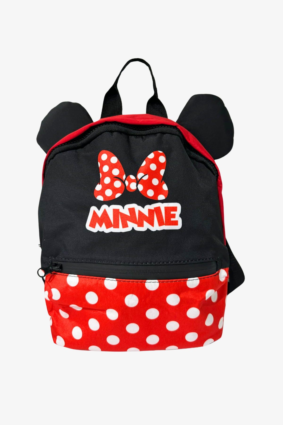 Mickey Mouse Figürlü Sırt Çantası - Kırmızı