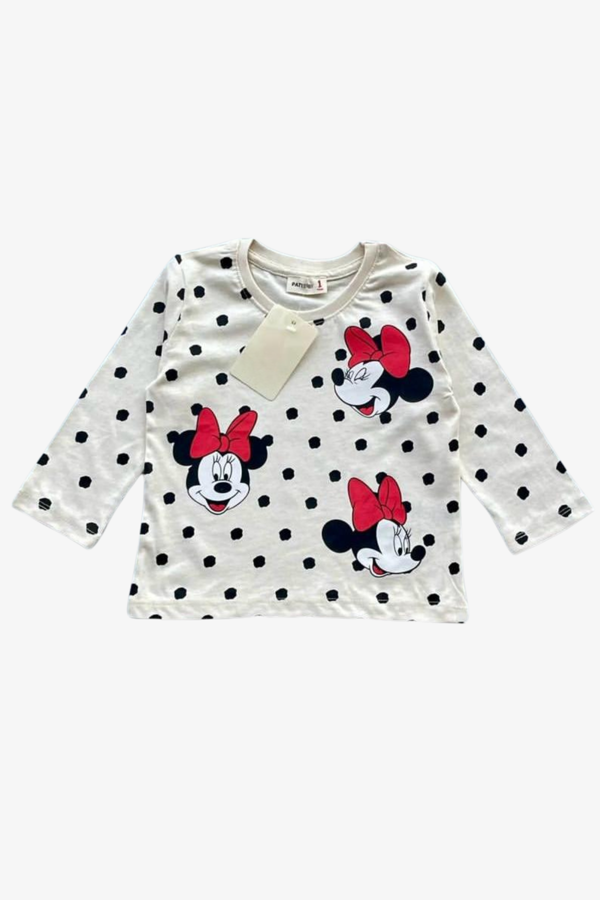 Mickey Mouse Kız Badi - Krem