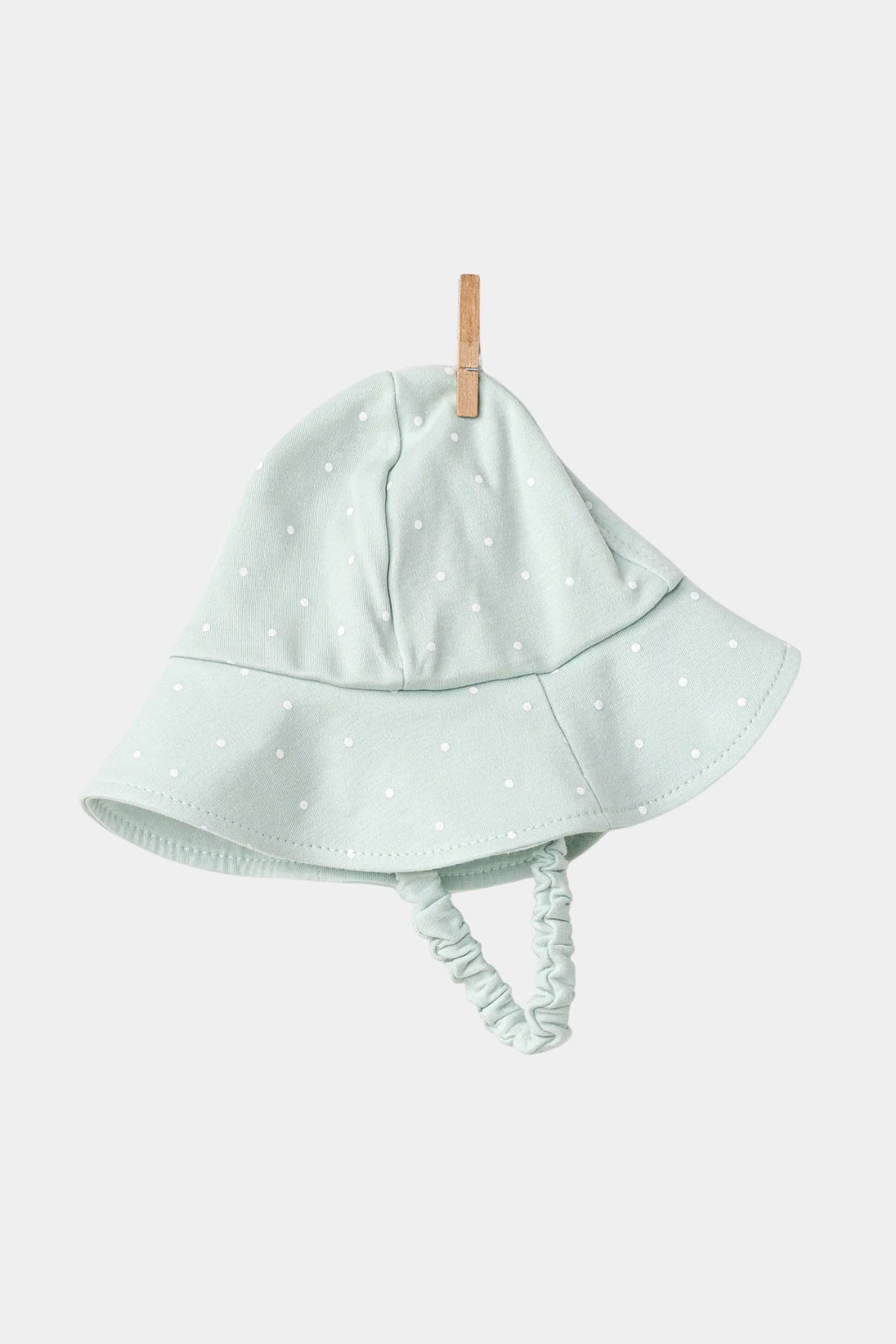 Puantiyeli Bebe Şapka - Mint