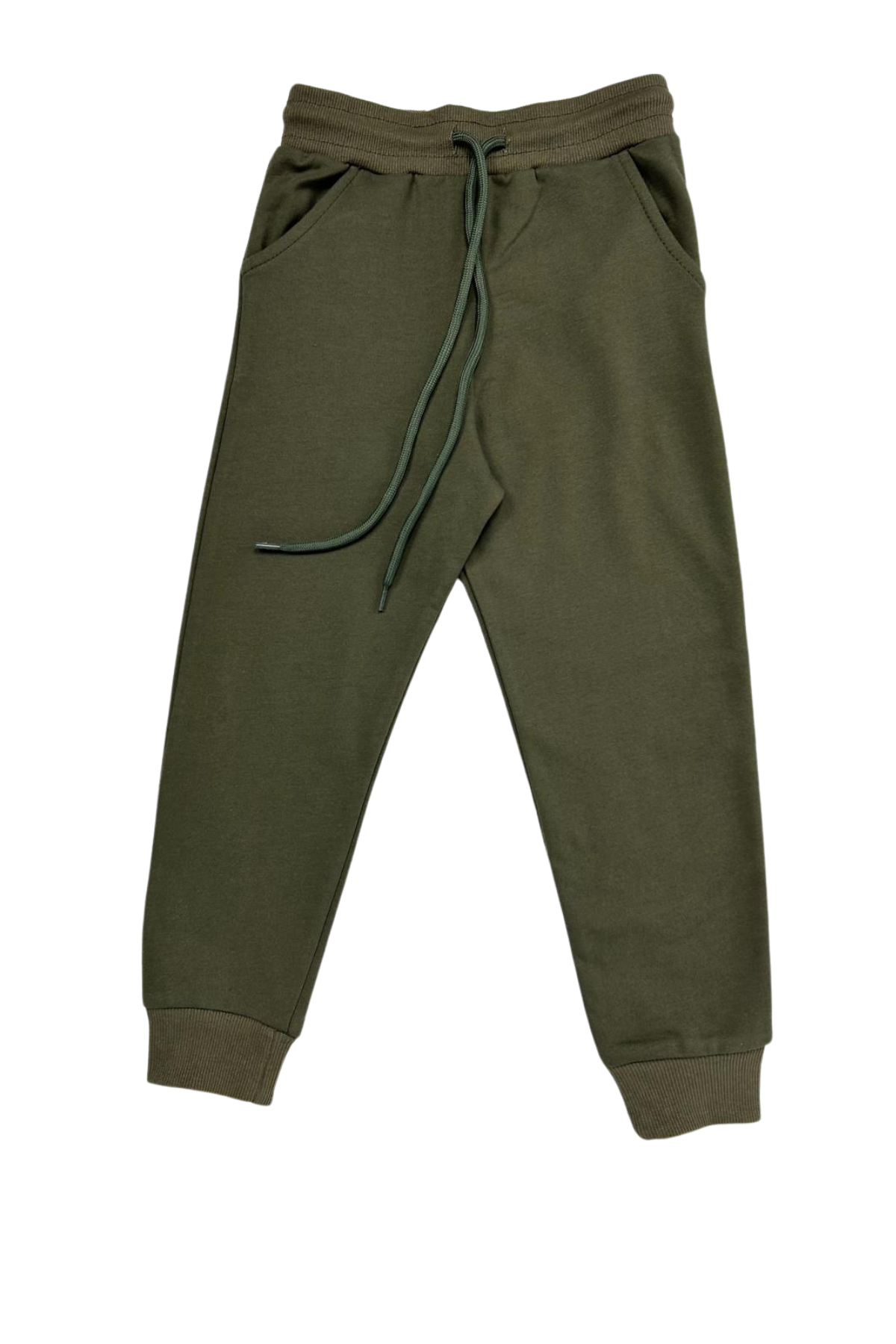 Şardonlu Eşofman Altı - Yeşil Haki