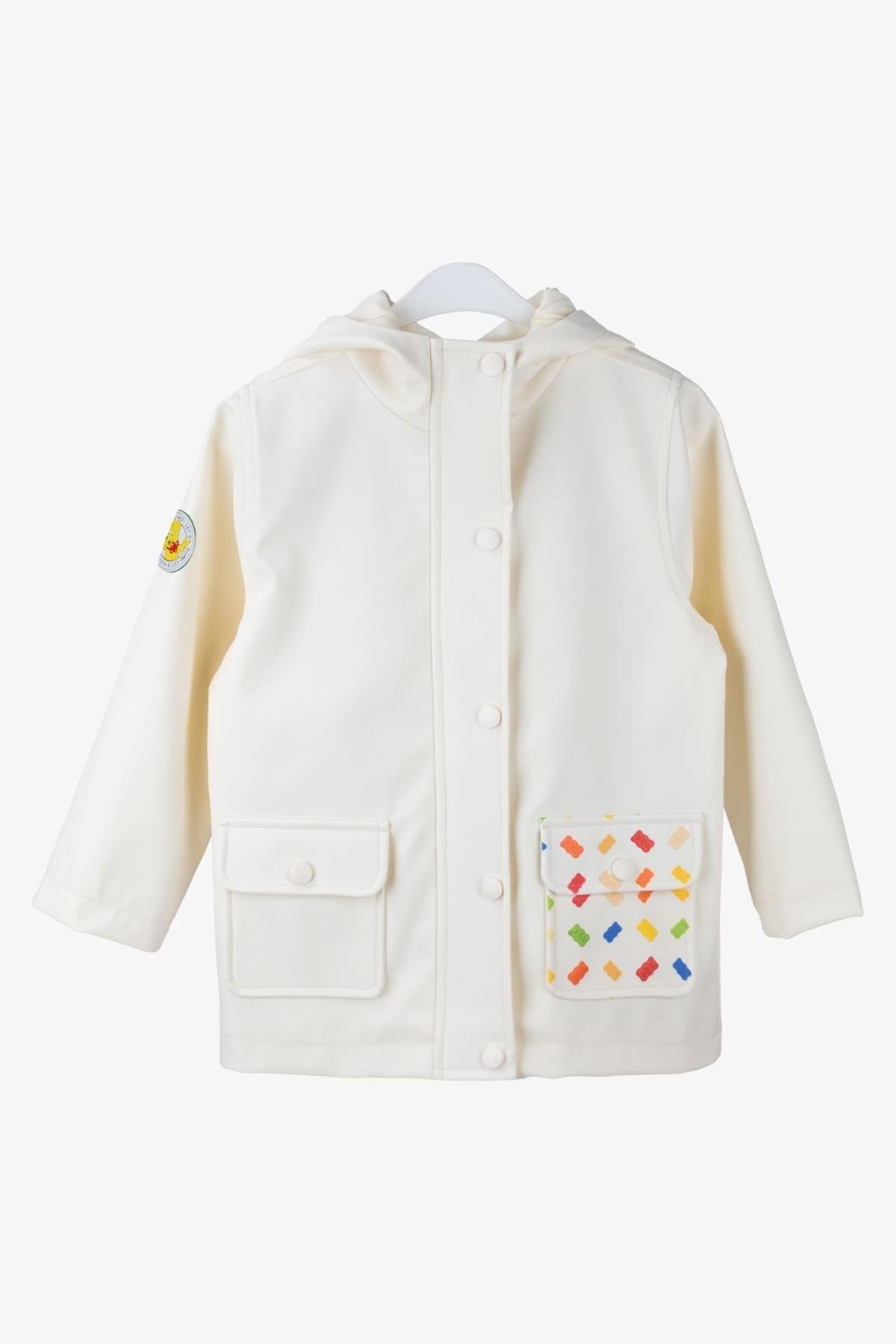 Şekerleme Kız Yağmurluk - Ekru