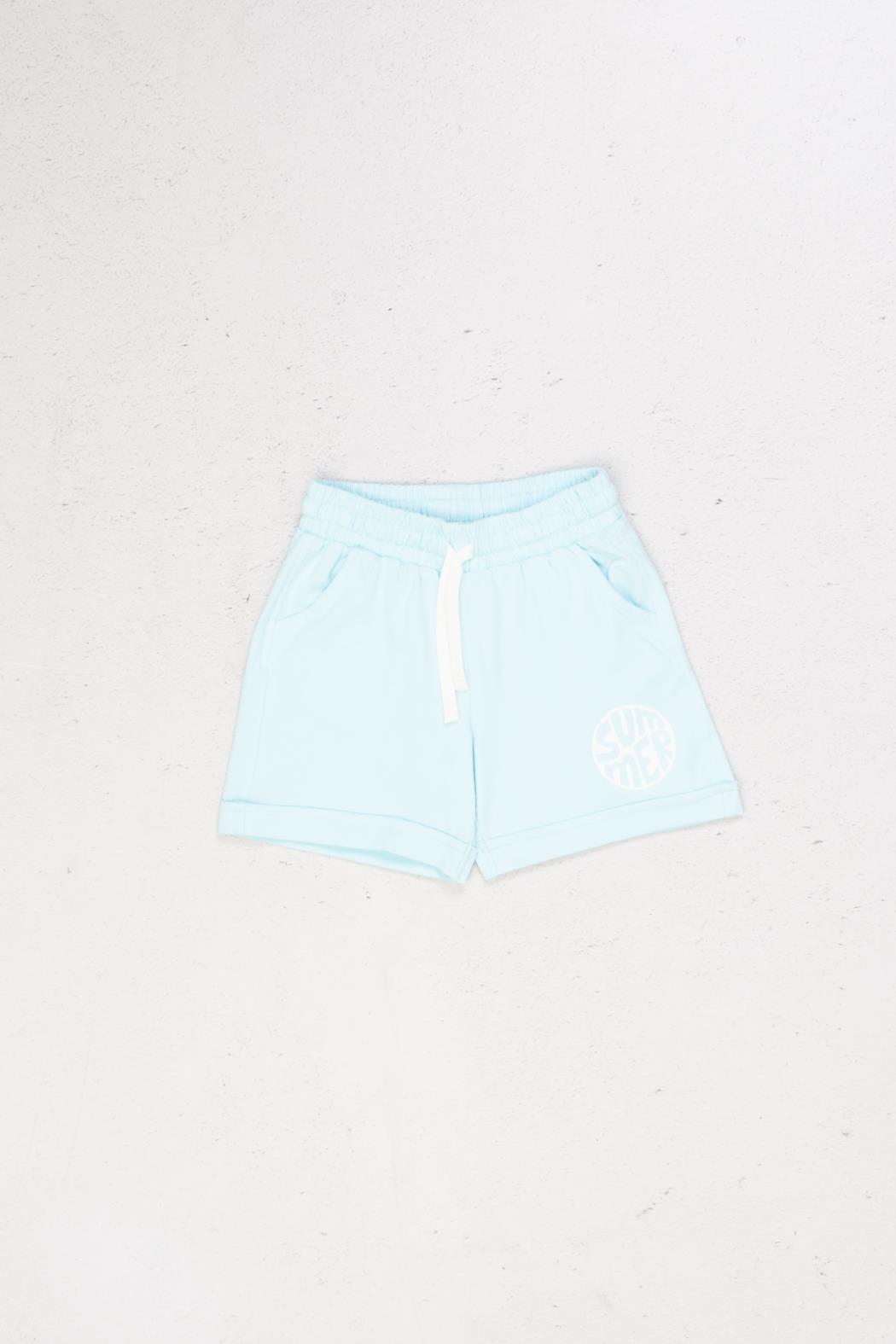 Summer Kız Şort - Mavi