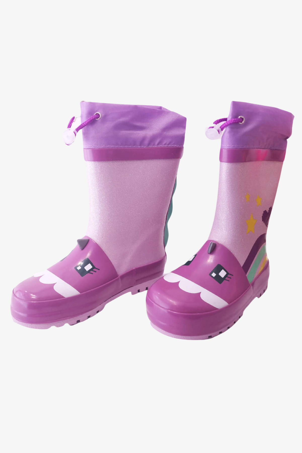 Tuc Tuc Parlak Figürlü Kız Bot - Lila