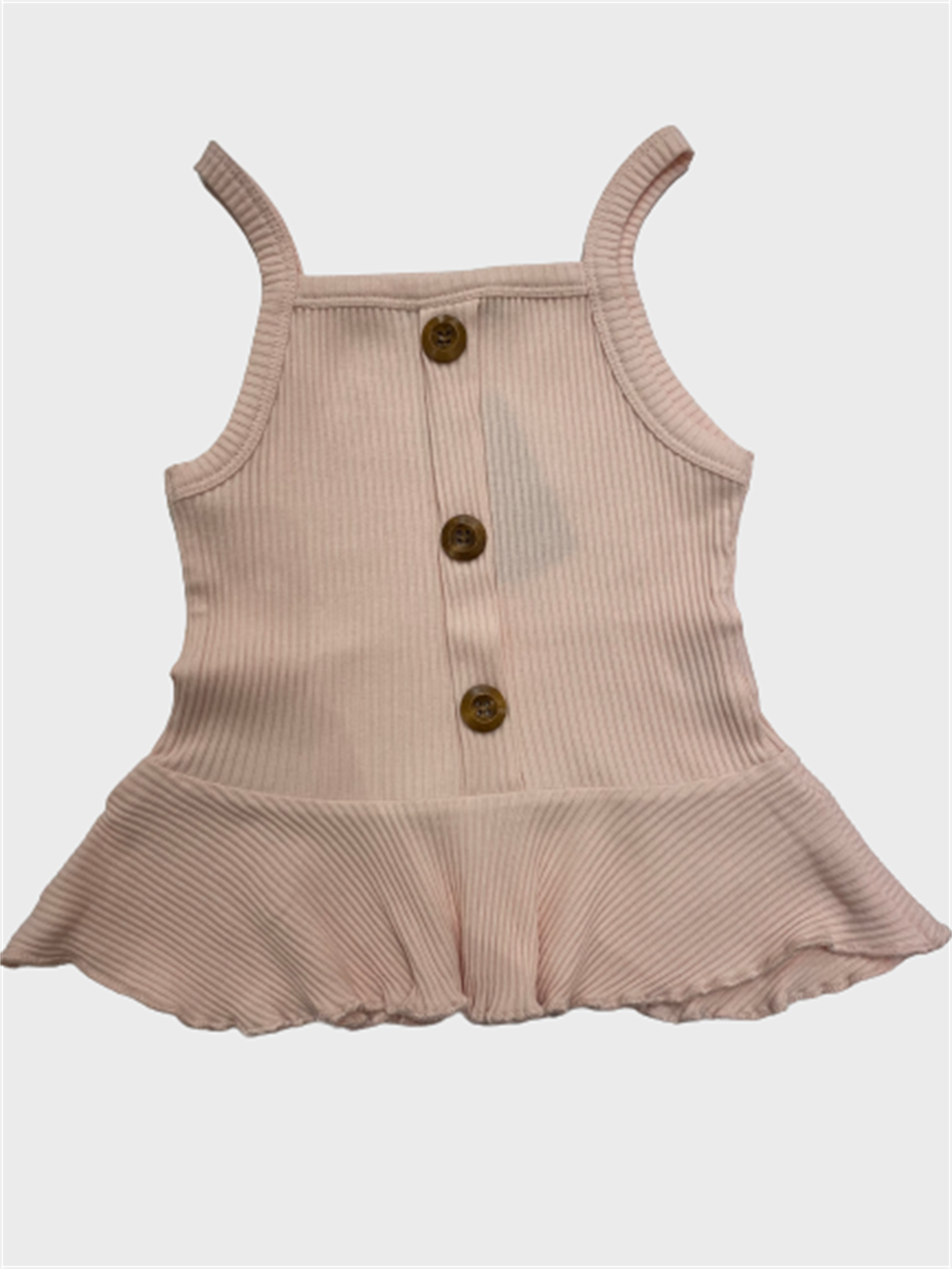 5-14 YAŞ DÜĞMELİ CROP - PUDRA