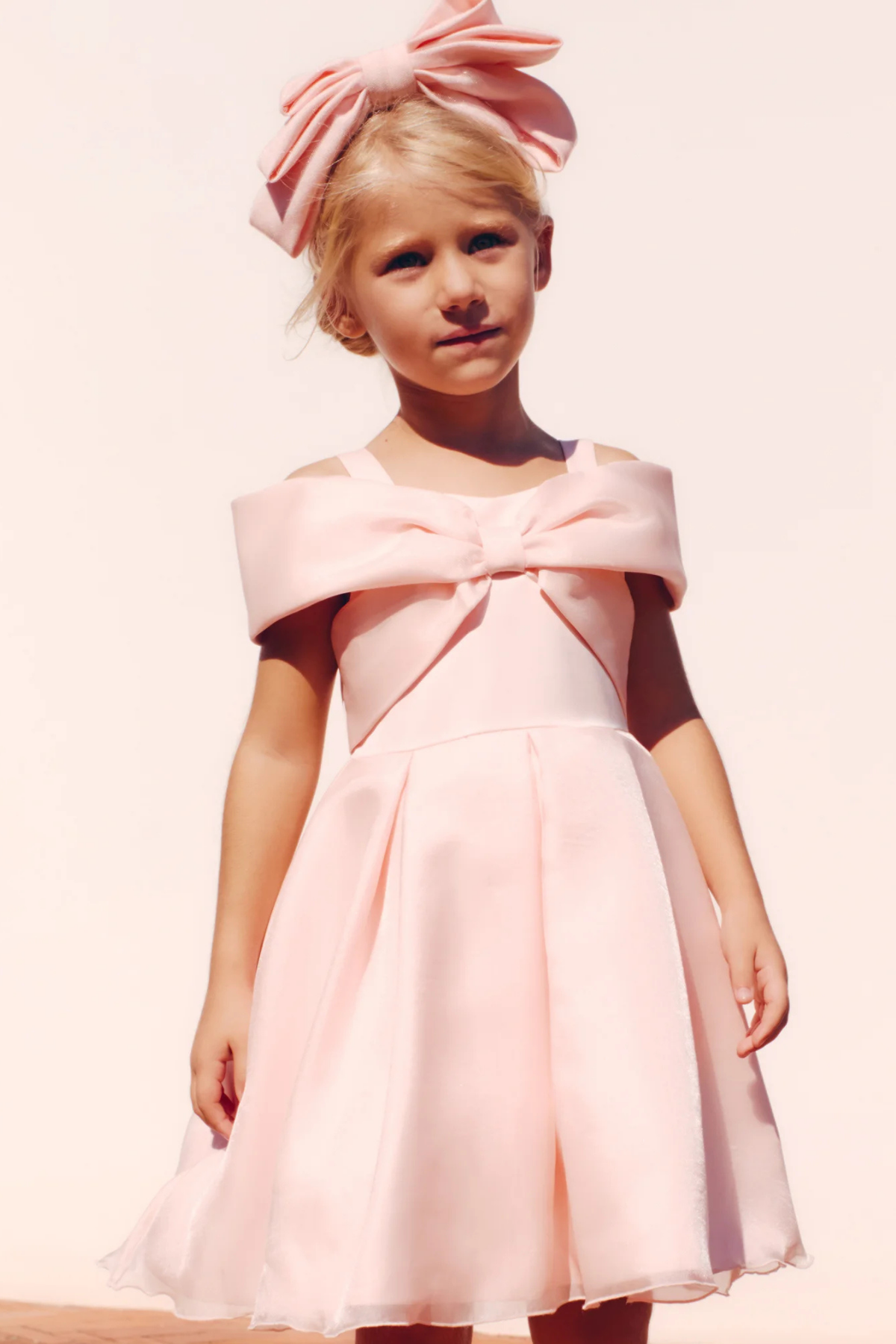 Abel Lula Fiyonklu Abiye Elbise - Pudra