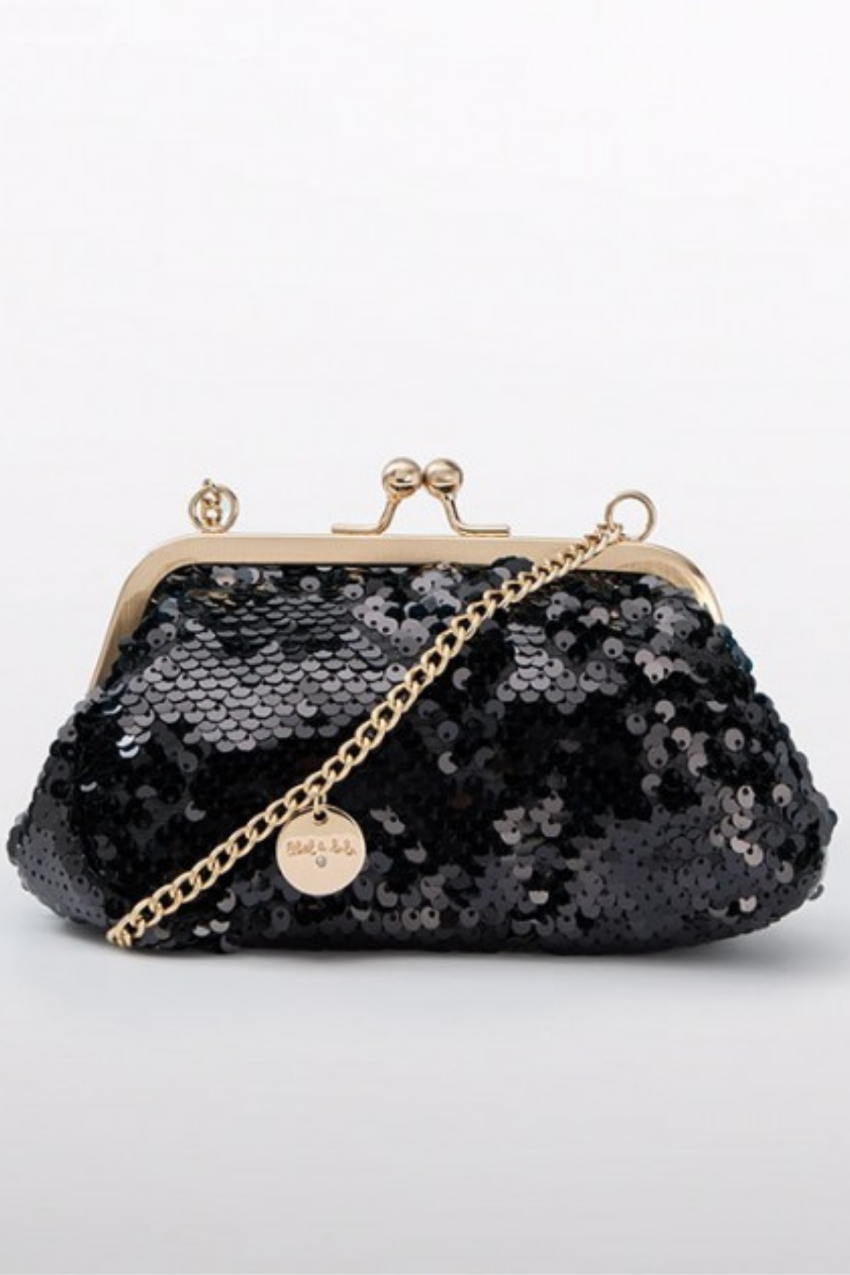 Abel Lula Pul Payetli Çanta - Siyah