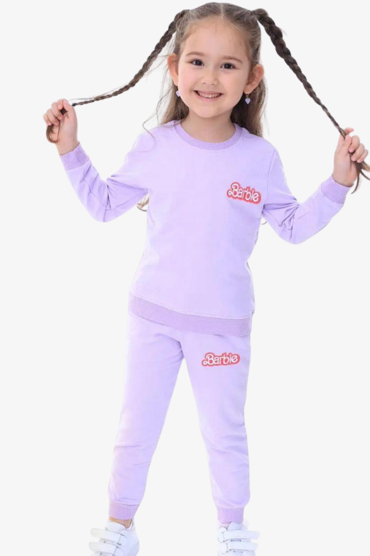 Barbie Kız Eşofman Takımı - Lila