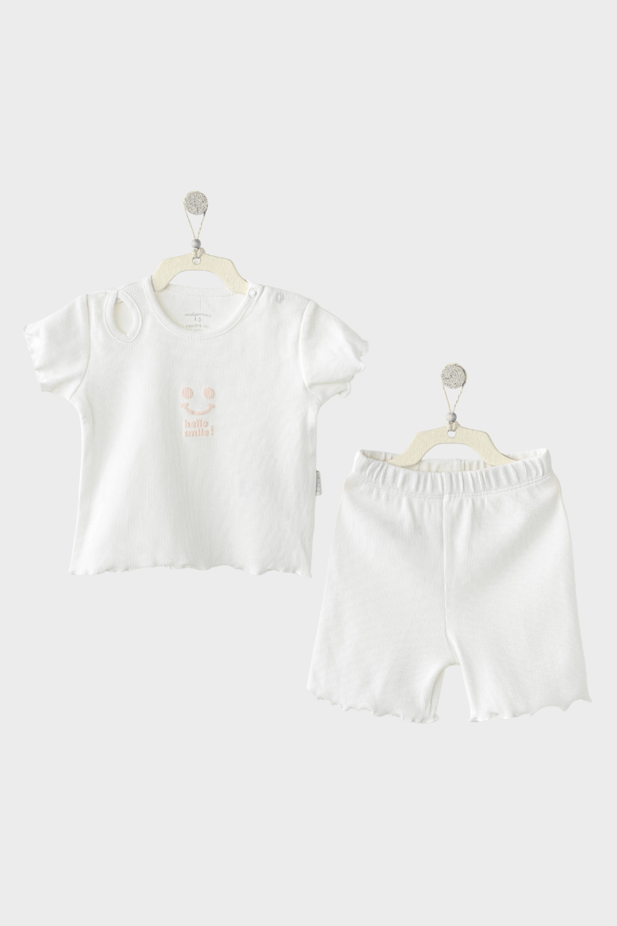 Basic Bebe Takım - Ekru