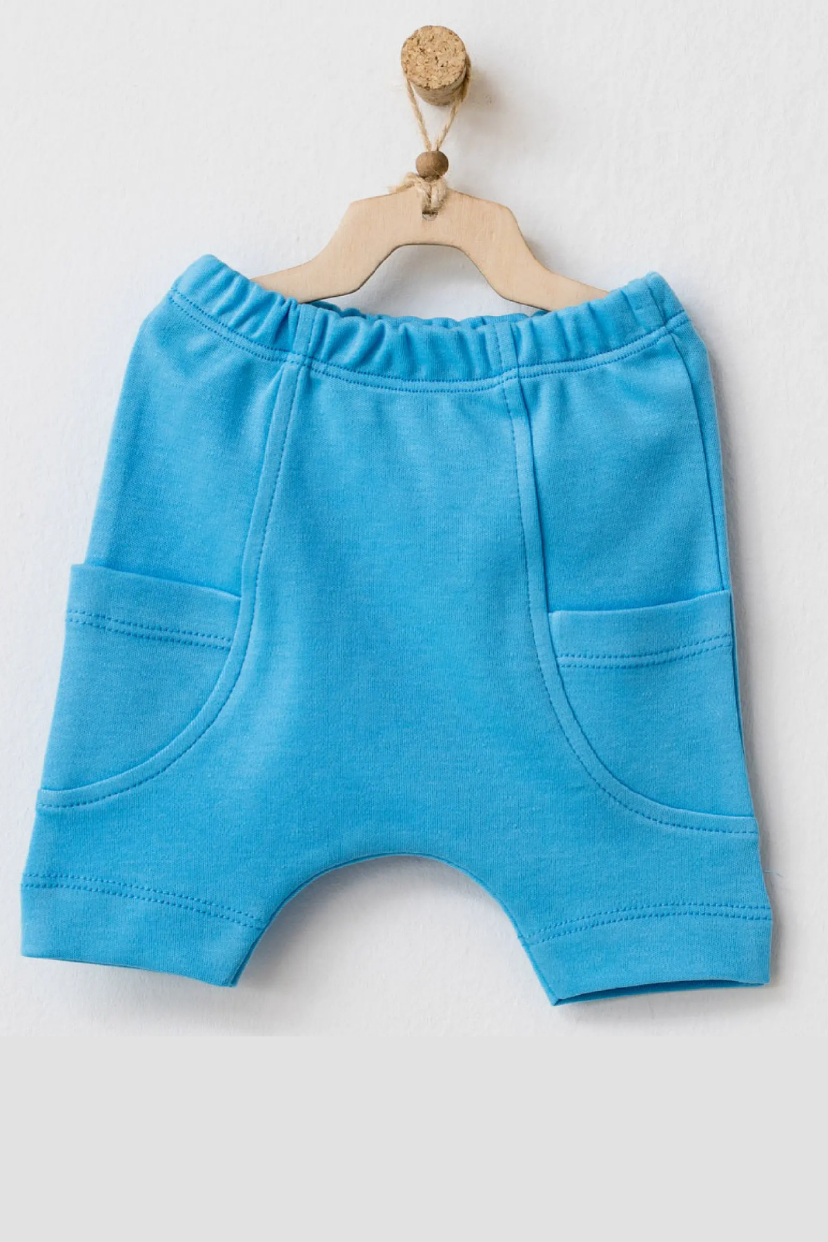 Basic Cepli Şort - Mavi