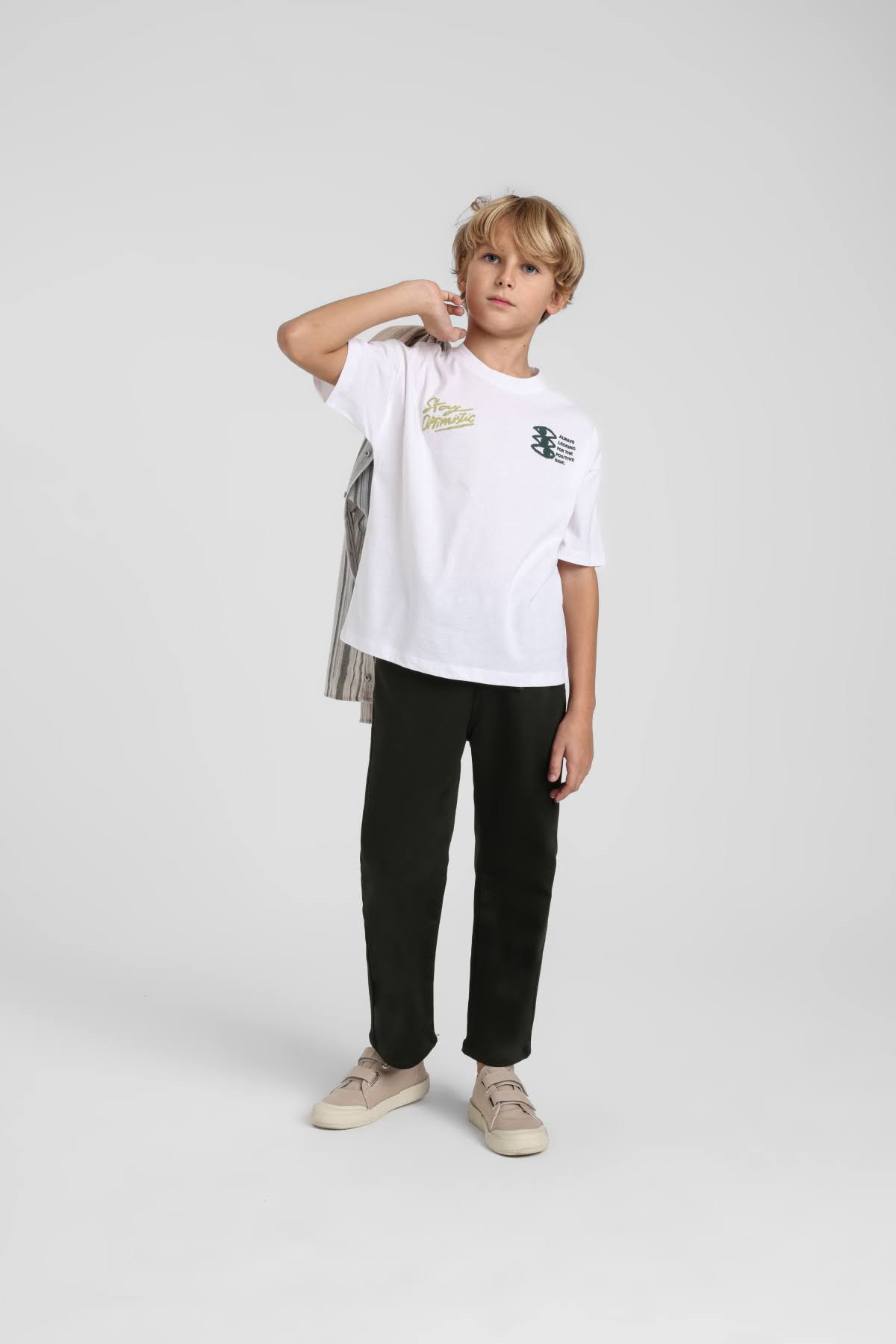 Beli Lastikli Erkek Pantolon - Siyah
