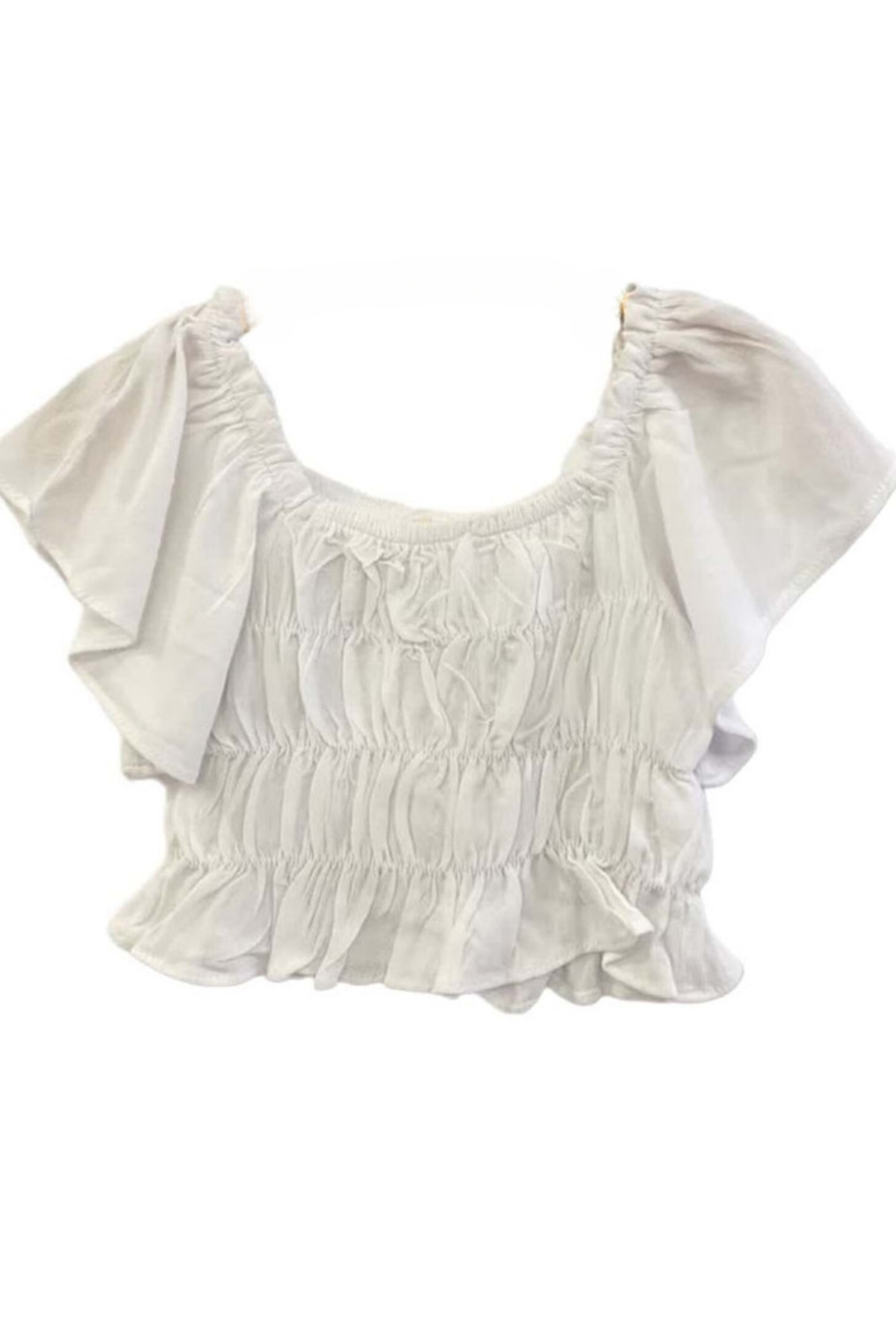 ÇİKOBY BÜZGÜLÜ DOKUMA KIZ BLUZ