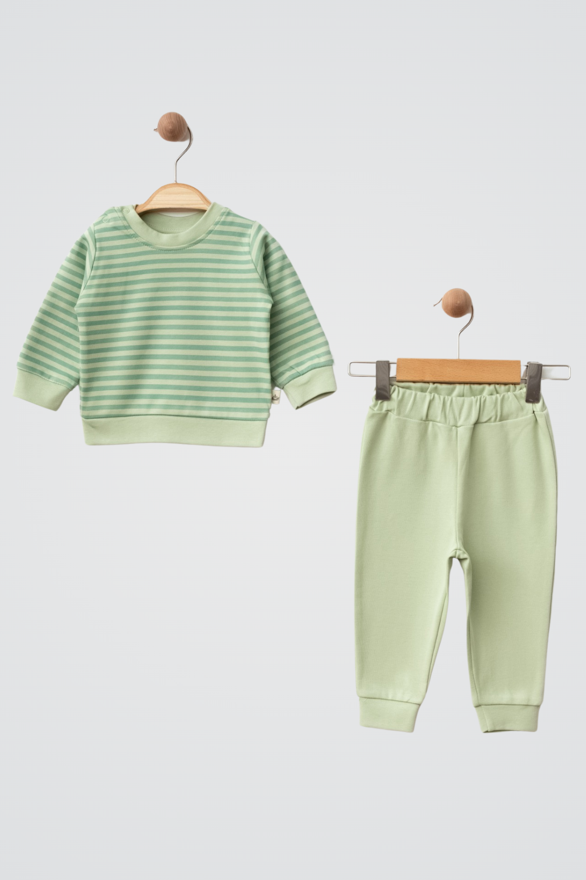 Çizgili 2'li Takım - Mint