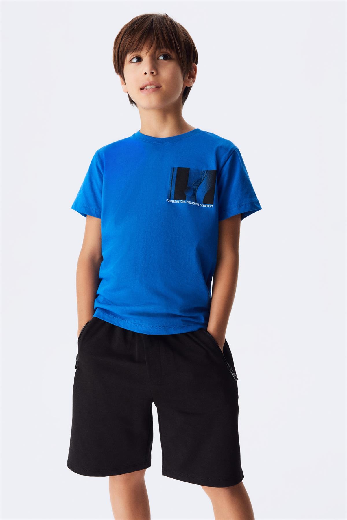 CORE YAZILI T-SHIRT