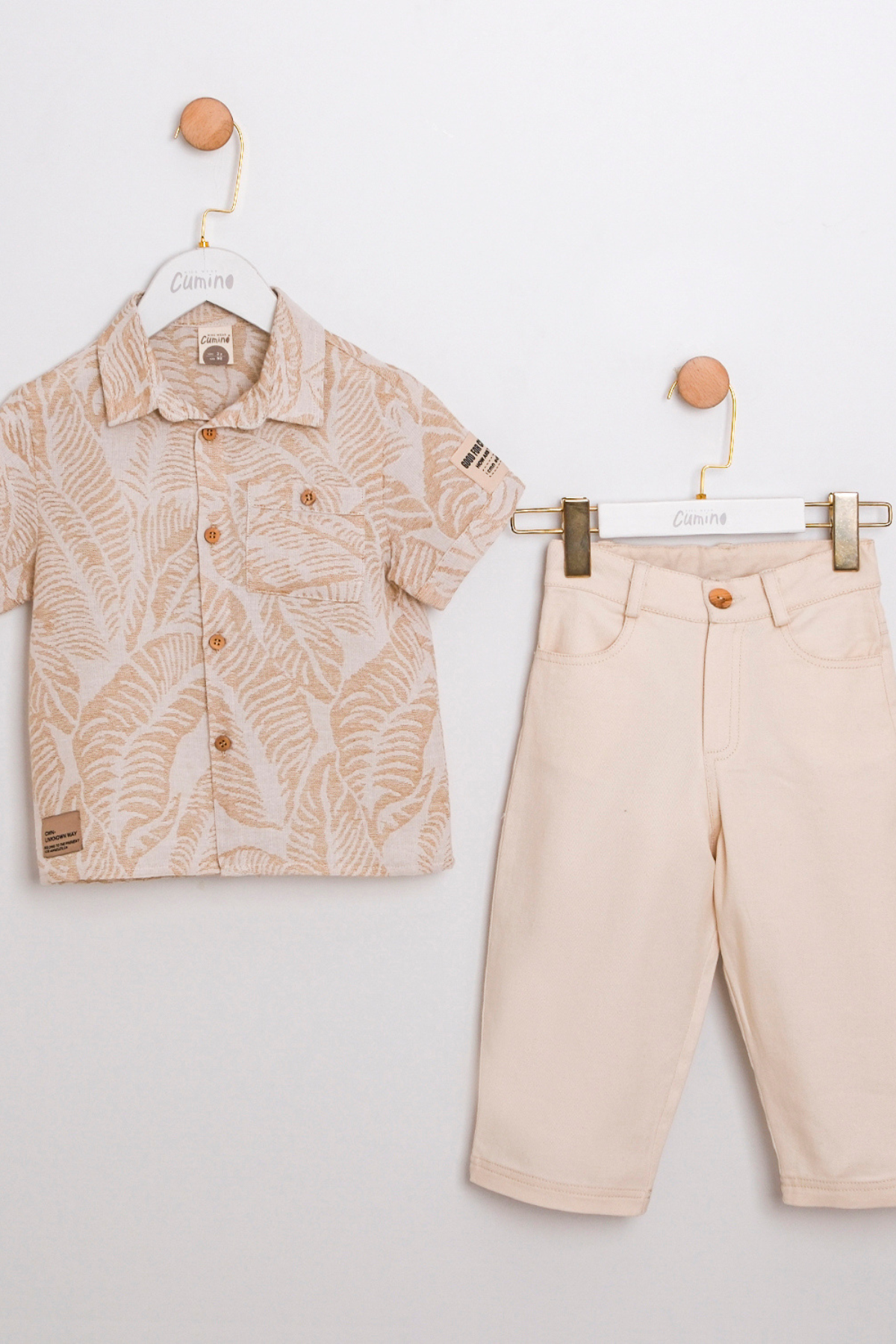 CUMİNO Lamar 2'li Takım - Bej